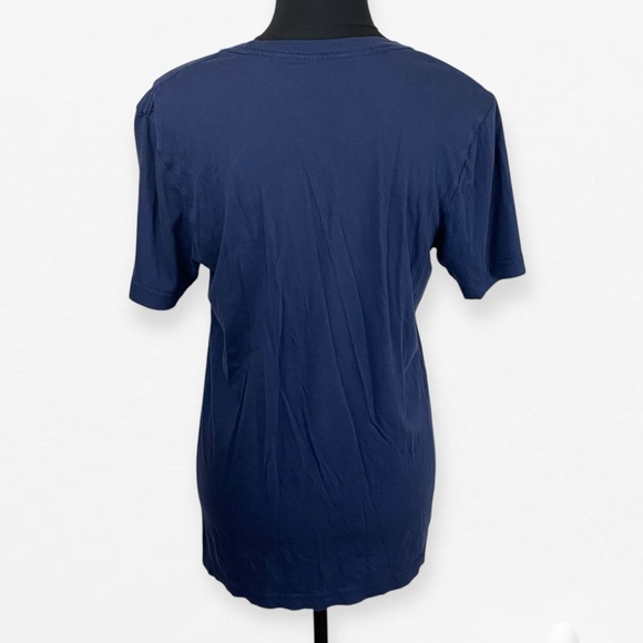 Vintage retro grunge Navy Blue T-Shirt H77 Murray Graphic tee shirt T-shirt M - Picture 6 of 8